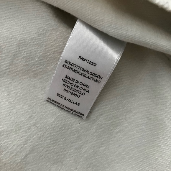 Digitally printed rainbow tie dye stretch denim jacket by Which We Want - Picture 6 of 9